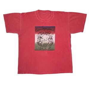 Crestone Music Festival 5th Annual T Shirt Red Graphic Print Men Size L